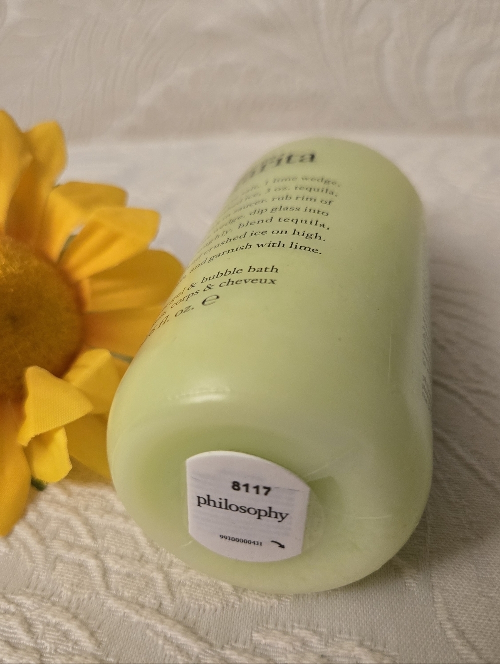 Philosophy *Senorita Margarita* 3-in-1 Bath, Shampoo & Shower Gel 6 oz NEW - Picture 3 of 4